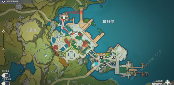 原神清心采集点3.5路线图 清心花哪里最多