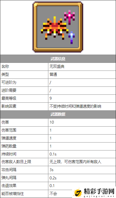 吸血鬼幸存者武器无双盛典介绍