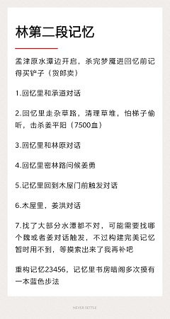 灵历十八年记忆攻略大全 寻找记忆所有人物图文攻略汇总-游戏潮